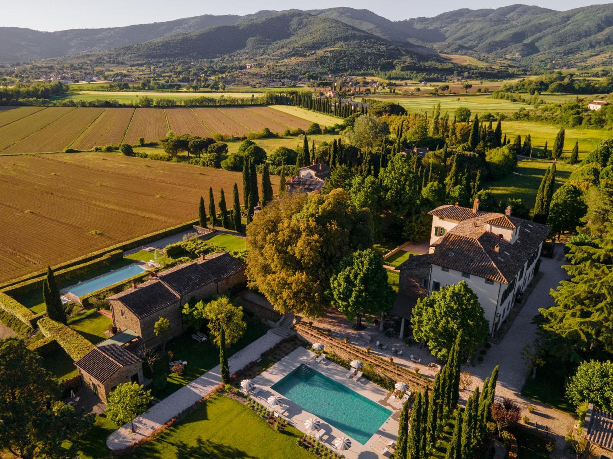 Villa Di Piazzano - Small Luxury Hotels Of The World Cortona Eksteriør billede